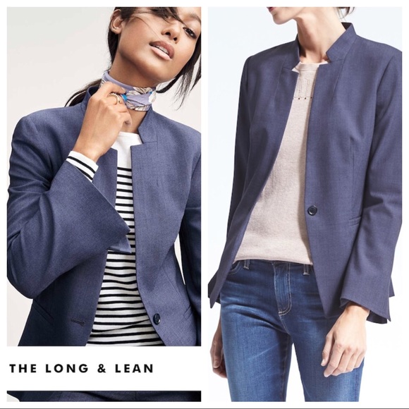 long and lean blazer